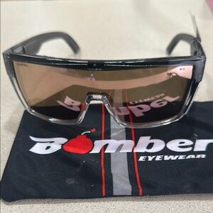 BUZZ Bomb Safety - Polarized Rose Gold Mirror Crystal